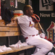 Illustration for article titled Albert Pujols Embarrasses Cardinals By Returning To Dugout With First Base Stuck On Bottom Of Shoe